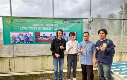 Implementasi Kerja Sama, Dosen-Mahasiswa IIB Darmajaya Cek Progres IoT untuk ‘Smart Farming’ di BPP Lampung