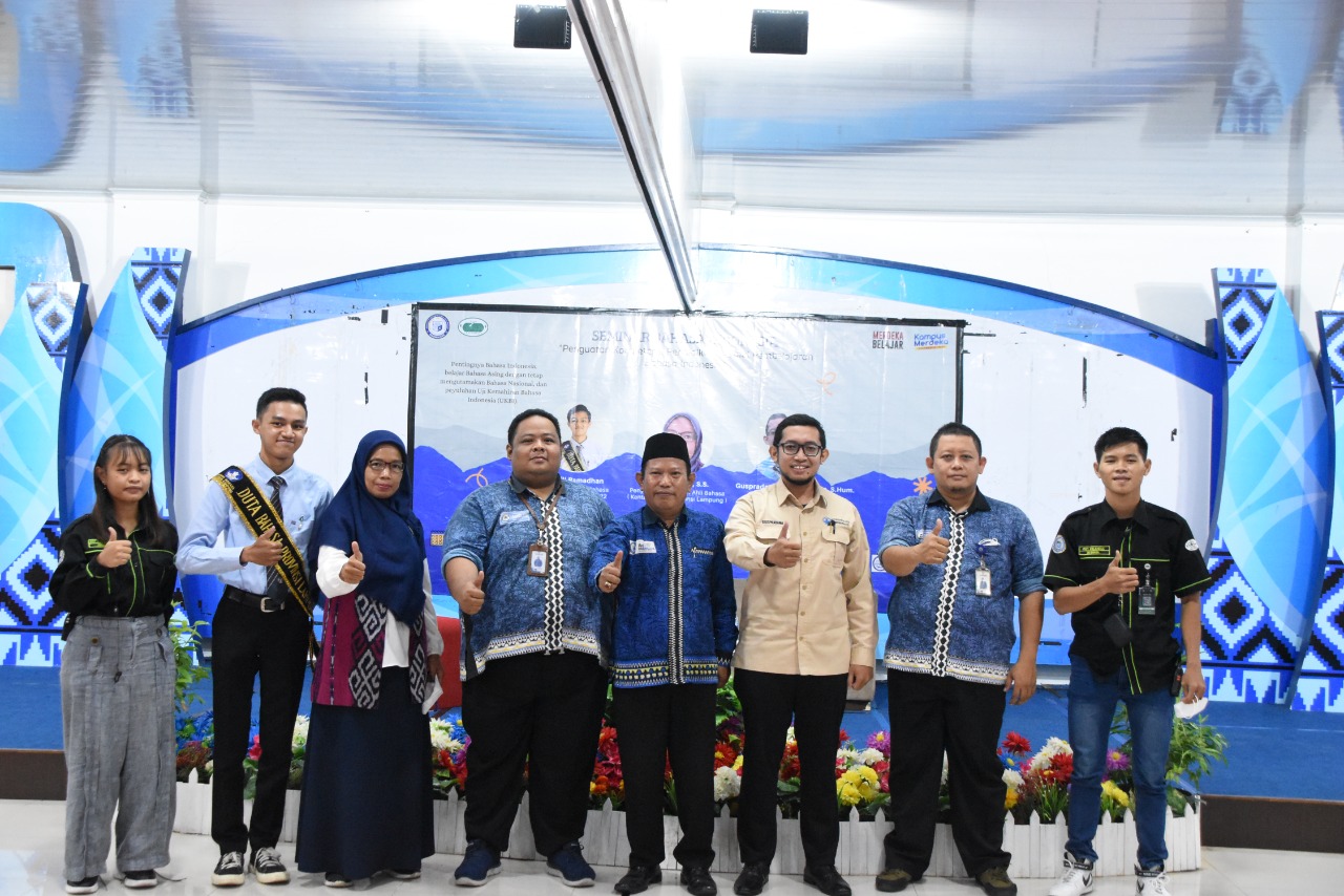 UKM Bahasa IIB Darmajaya-Kantor Bahasa Provinsi Lampung Gelar Seminar Bahasa Indonesia