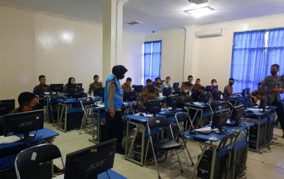 Sinergi, Polda Lampung Gelar Tes Uji Akademik Bintara di IIB Darmajaya