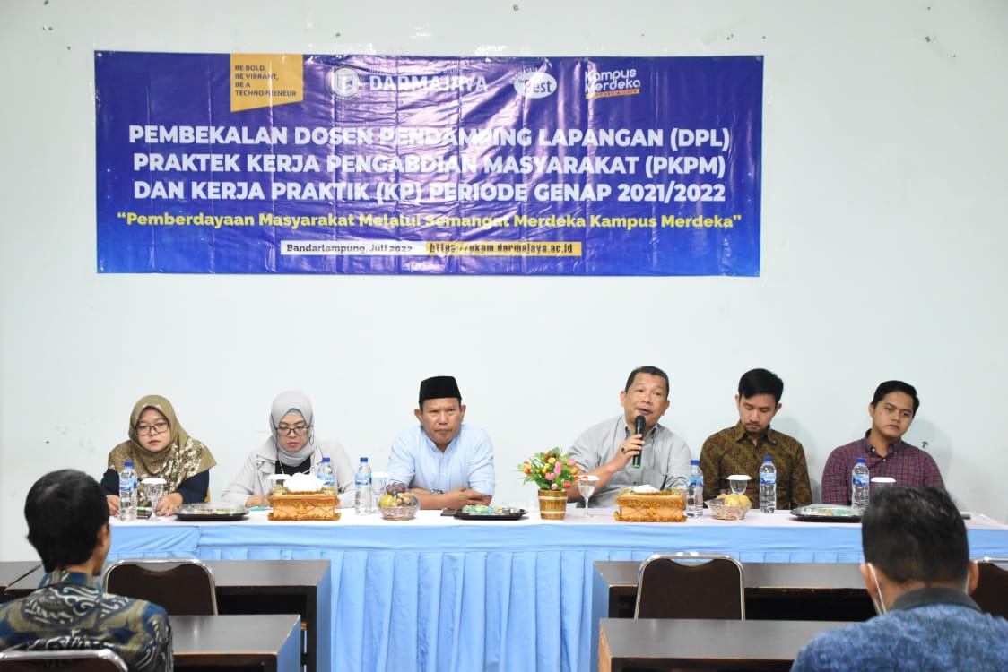 IIB Darmajaya Gelar Pembekalan Dosen Pembimbing Lapangan PKPM dan KP