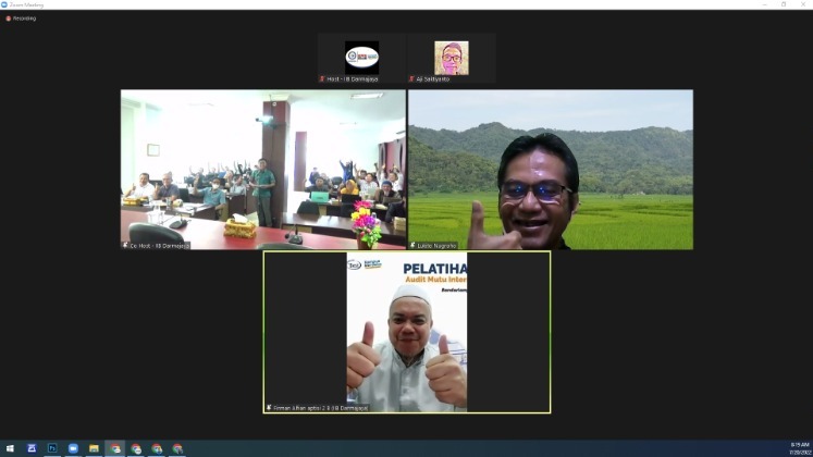 Menuju Akreditasi Unggul, IIB Darmajaya Gelar Pelatihan Auditor Audit Mutu Internal SPMI