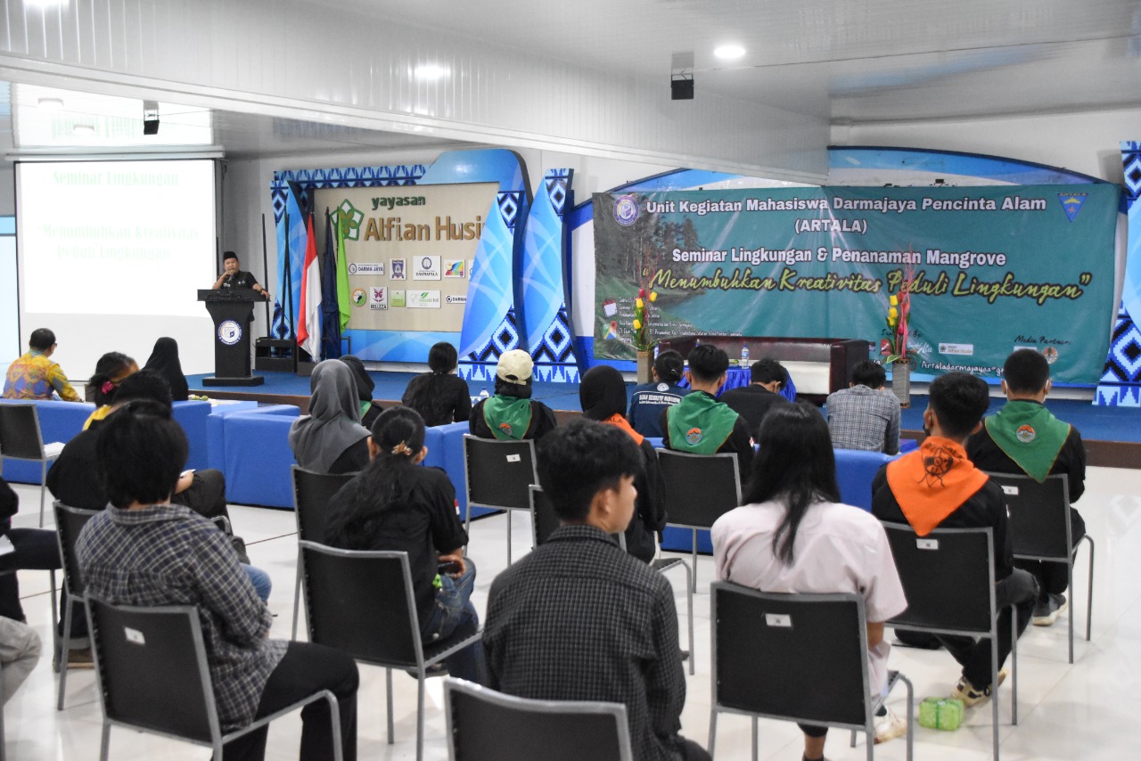 UKM Artala Darmajaya Gelar Seminar Lingkungan & Penanaman Mangrove