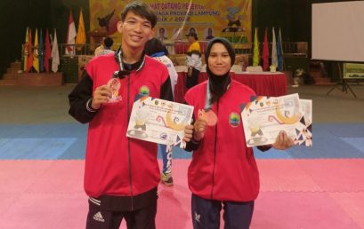 Wakili Lamsel, Mahasiswa IIB Darmajaya ini Raih Perunggu Cabang Taekwondo