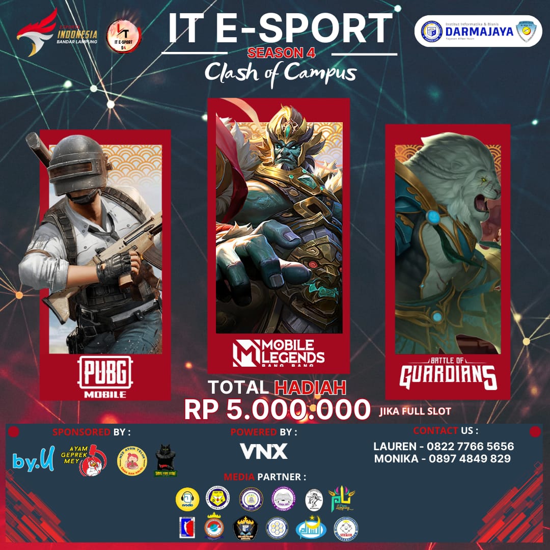 Jago Ngegame! Wajib Ikutan Lomba IT E-Sport Ini