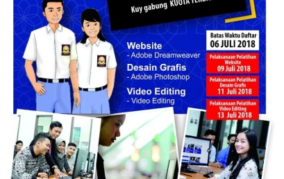 Yuk Daftar … Pelatihan Website, Desain Grafis, dan Video Editing di Darmajaya