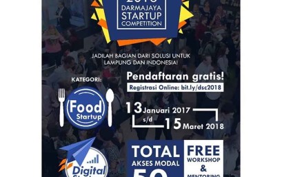 Yuk Daftar Darmajaya Startup Competition 2018