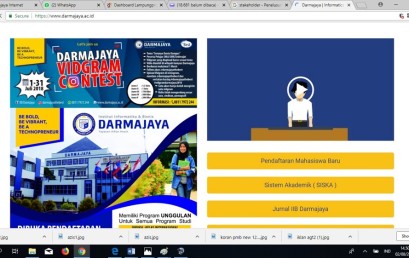 Wow…Darmajaya.ac.id Website PTS Peringkat 1 Versi Webometrics di Lampung