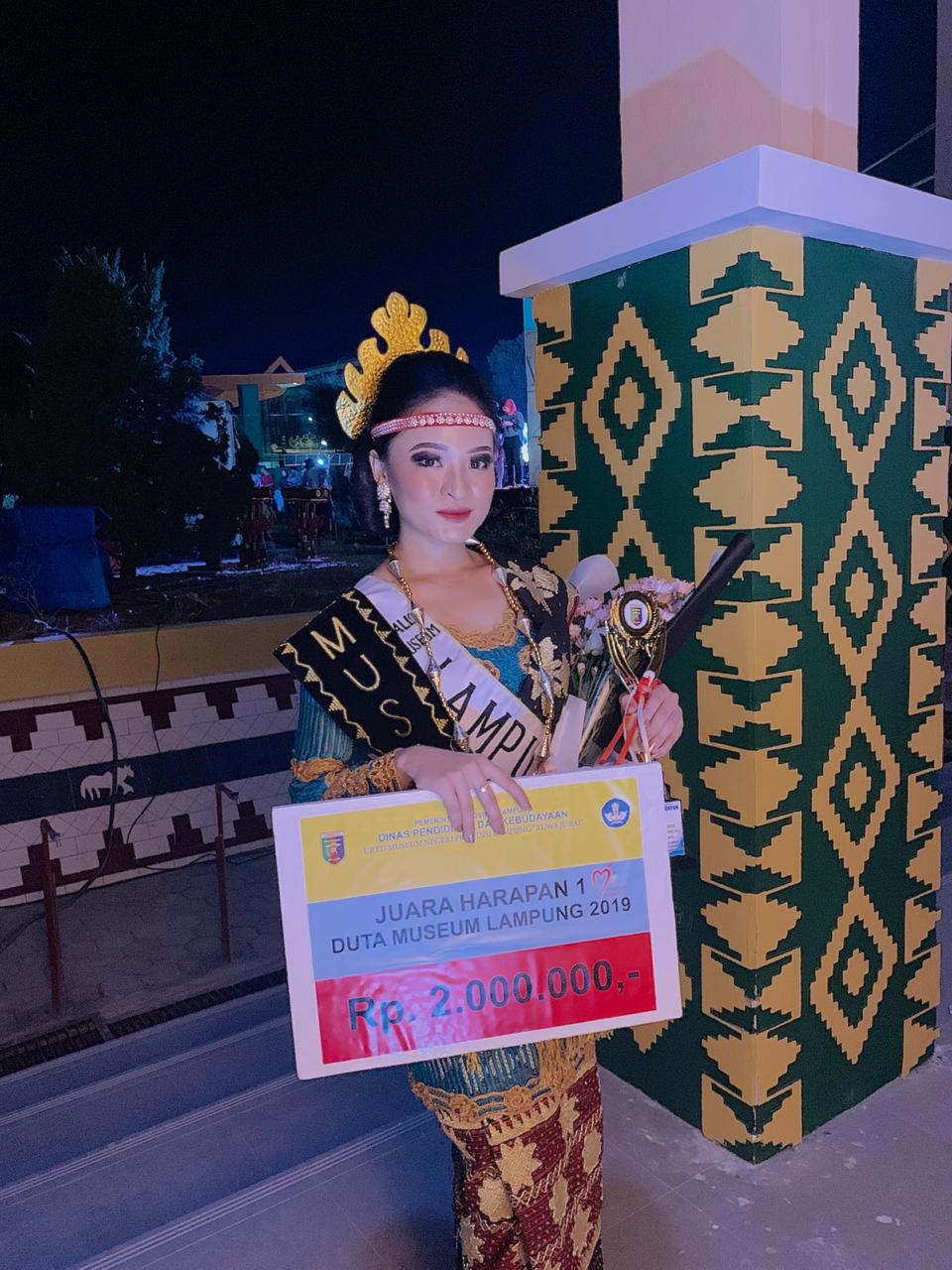 Mahasiswi Darmajaya Raih Juara Harapan I Duta Museum Lampung 2019