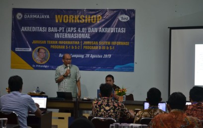 Jurusan SI dan TI IBI Darmajaya Targetkan Akreditasi Internasional